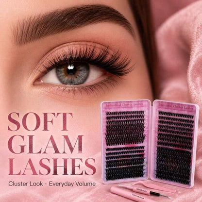 Lightweight False Lash Clusters With Bond & Seal Glue