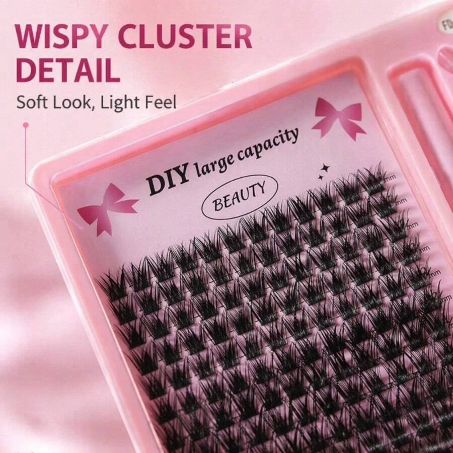 Lightweight False Lash Clusters With Bond & Seal Glue