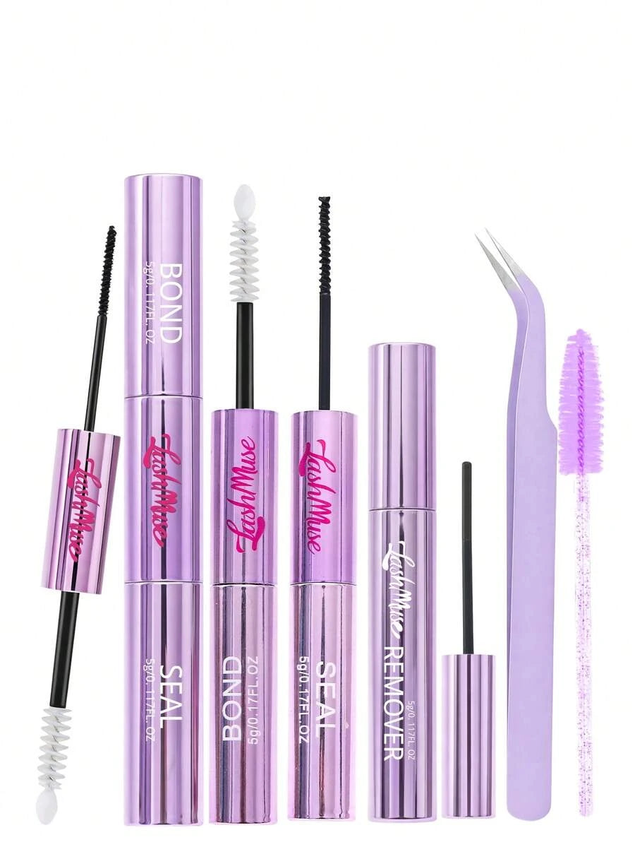 1168/584pcs Wispy Spiky Lash Clusters, Fairy Wild D-Curl Voluminous Segmented Eyelashes, Multi Length Self-Grafting DIY Lash Extensions With Lash Glue, Tweezers Remover, Soft Layered Eye Lashes, For Daily Makeup, Wedding, Party, Travel, Halloween